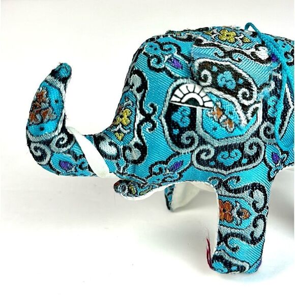 Two Fabric Stuffed Animals Christmas Ornaments - Picture 7 of 11